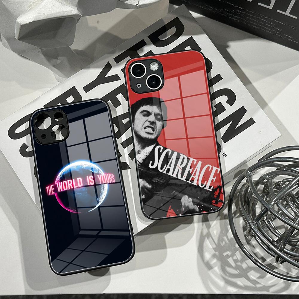 Pc Case Tempered Glass - غطاء هاتف من الزجاج المقوى بتصميم