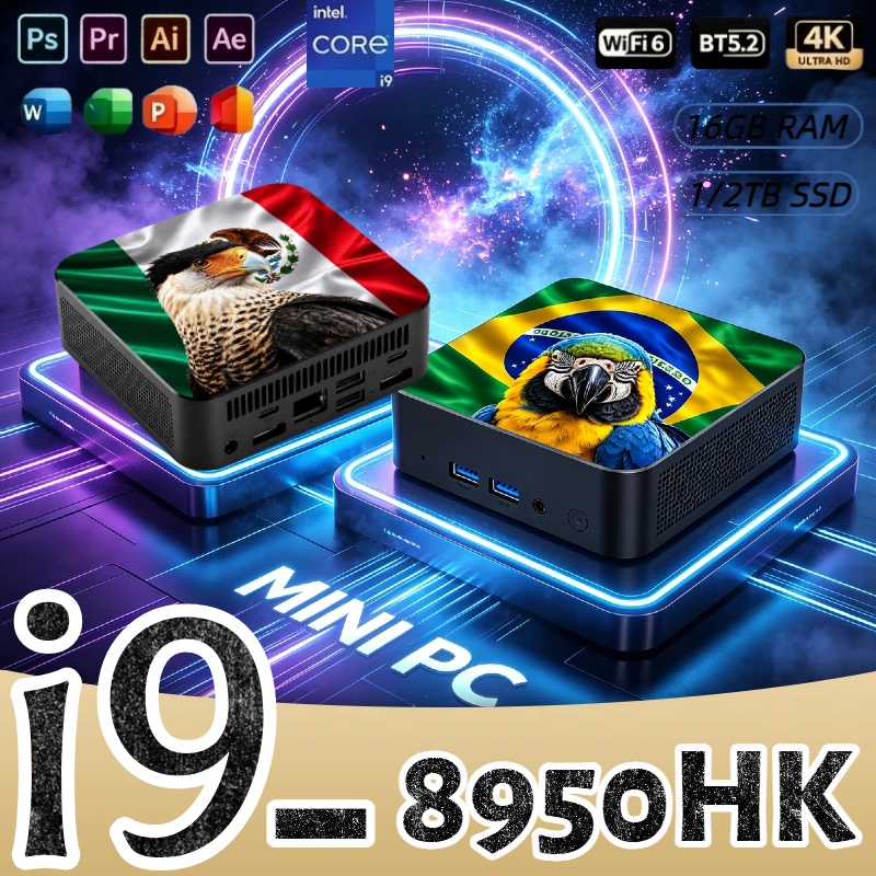 Pc Gaming Portable - كمبيوتر مصغر بمعالج Core i9-8950HK، ذاكرة