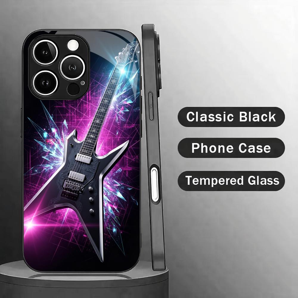 Pc Case Tempered Glass - غطاء هاتف عصري من الزجاج المقوى