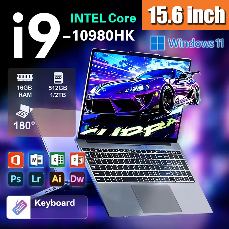 Pc Gaming New - كمبيوتر محمول قوي مقاس 15.6 بوصة