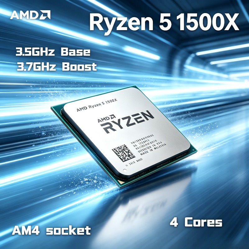 Amd Cpu Ryzen 5 - معالج CPU بأربعة أنوية وثمانية مسارات