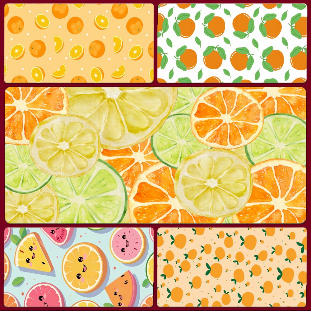 Pc Gaming Orange - لوحة ماوس كبيرة للألعاب من فروت