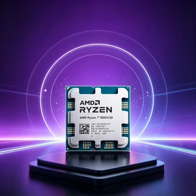Pc Gaming Cpu - معالج AMD Ryzen 7 7800X3D للألعاب،