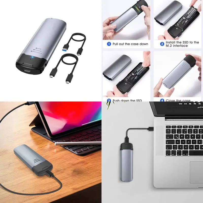 Pc Gaming Portable - علبة M2 NVMe SSD بسرعة 10