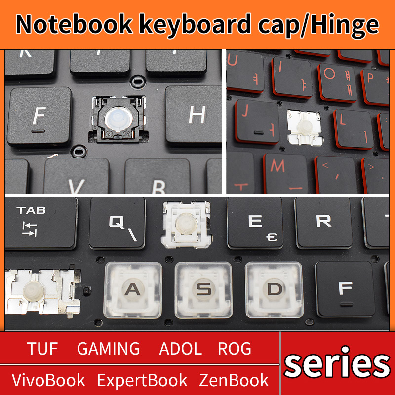 Pc Gaming Asus - استبدال Keycap مفتاح غطاء المطاط مقص