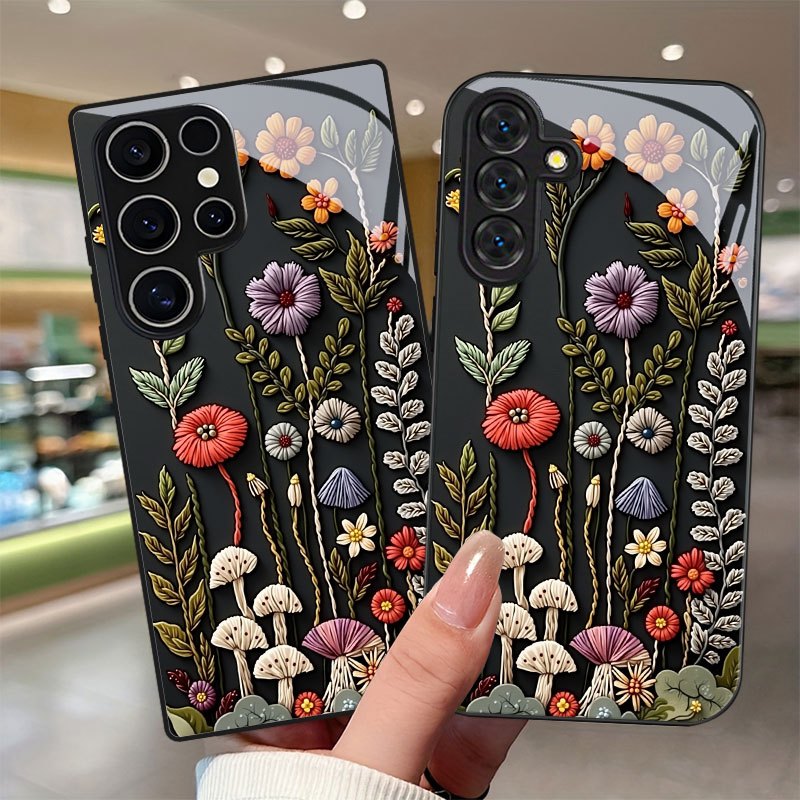 Pc Case Tempered Glass - غطاء هاتف مصنوع من زجاج مقوى