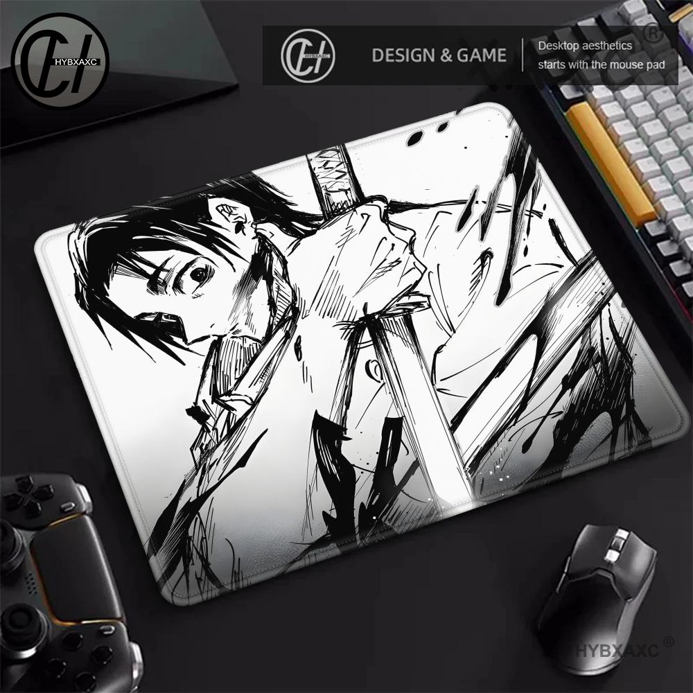 Pc Gaming White - لوحة ماوس أنيمي باللونين الأسود والأبيض،
