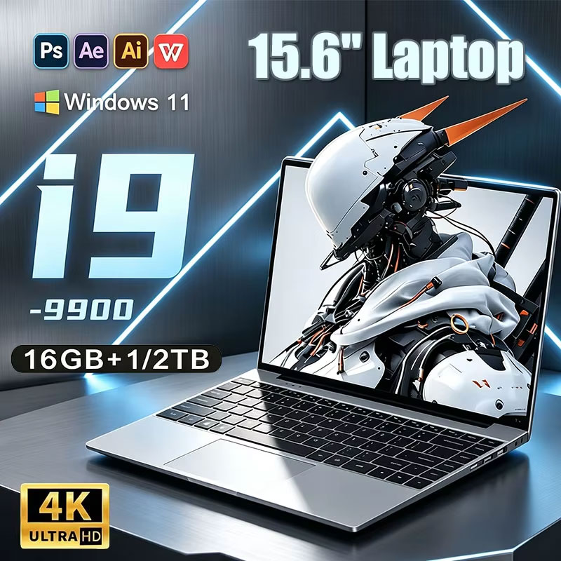 Pc Gaming New - كمبيوتر محمول جديد بشاشة 15.6 بوصة،