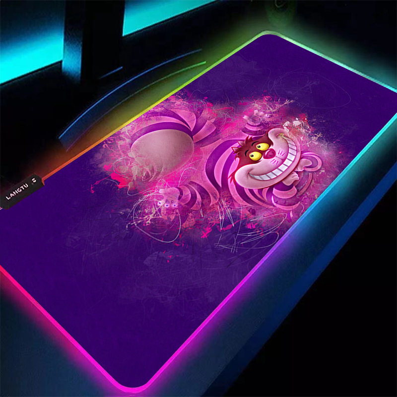 Pc Gaming White - لوحة ماوس كبيرة RGB A-Alices in