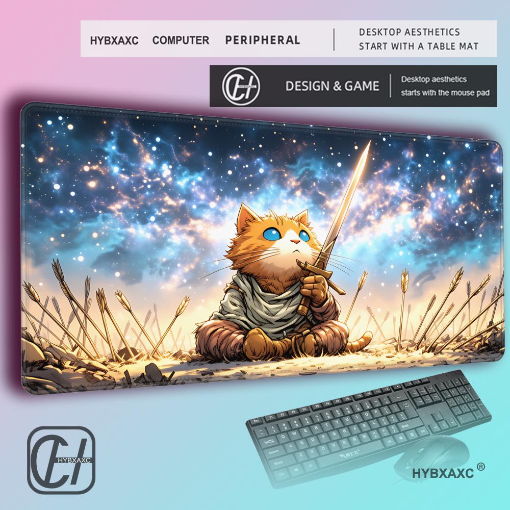 لوحة ماوس برتقالية بتصميم قطة  - مراجعة Pc Gaming Orange وسعره