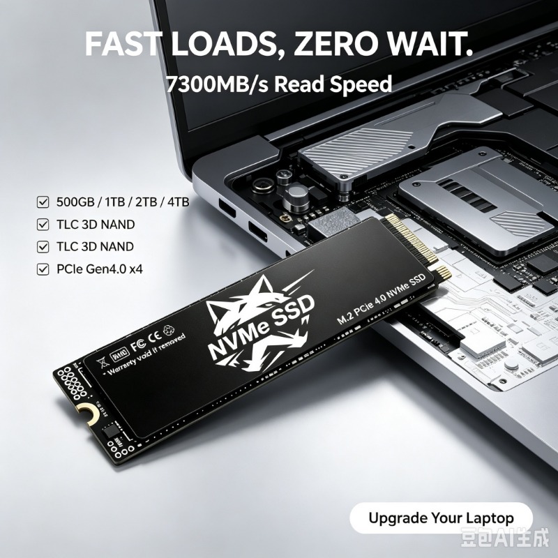 قرص SSD من نوع HS M.2 NVMe بسر - مراجعة Pc Gaming Second وسعره