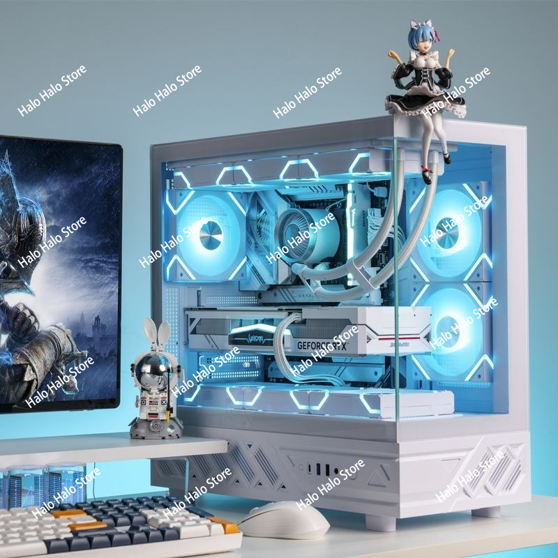 حافظة كمبيوتر White Seaview AT - مراجعة Pc Gaming White وسعره