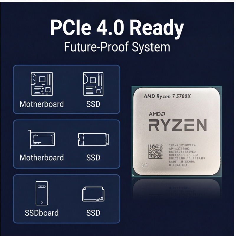 معالج AMD Ryzen 7 5700X للألعا - مراجعة Pc Gaming Cpu وسعره