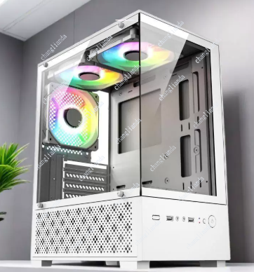 صندوق كمبيوتر مكتبي مثبت على ا - مراجعة Pc Gaming White وسعره