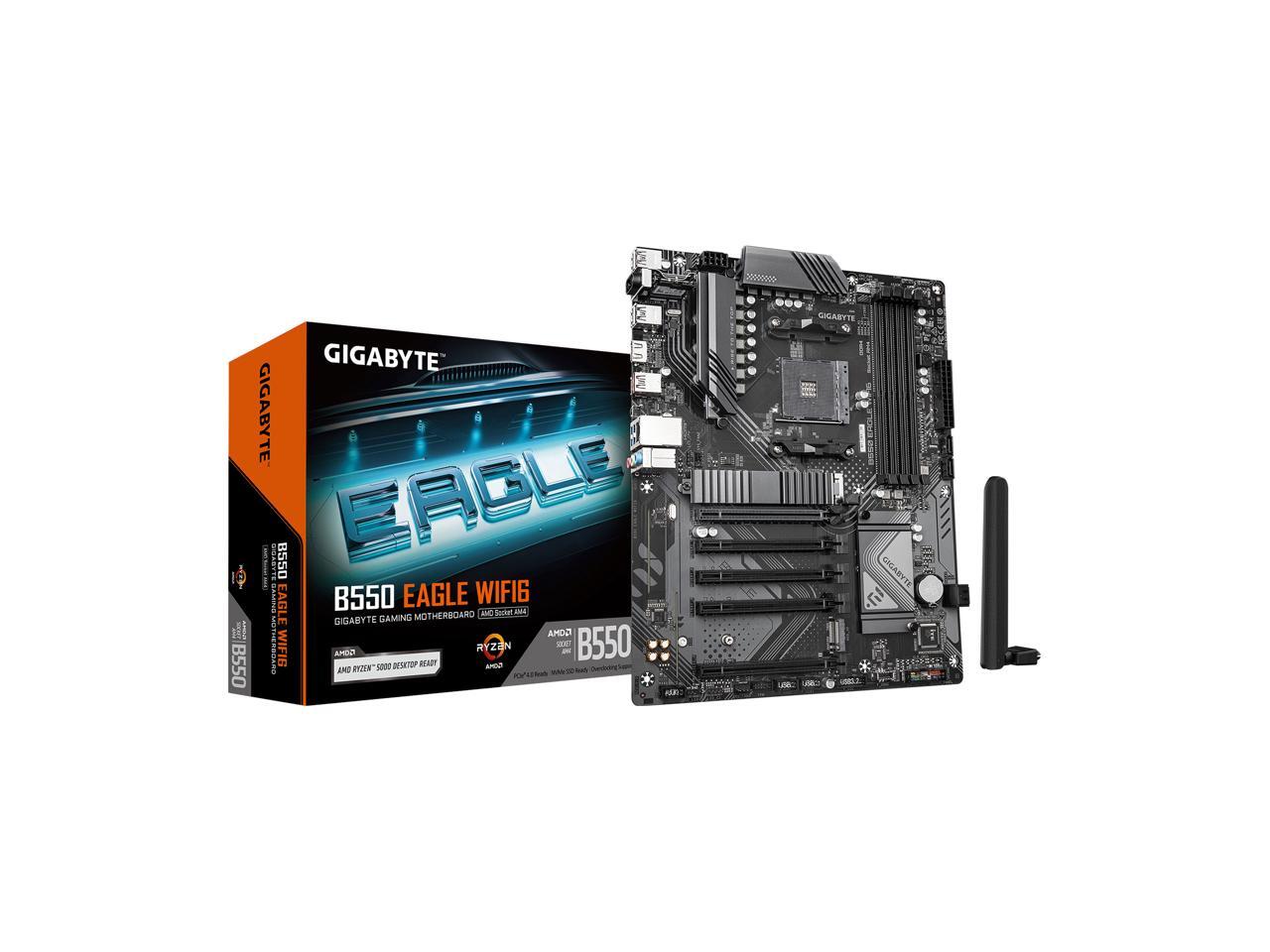 لوحة أم GIGABYTE B550 EAGLE WI - مراجعة Amd Cpu Ryzen 5 وسعره