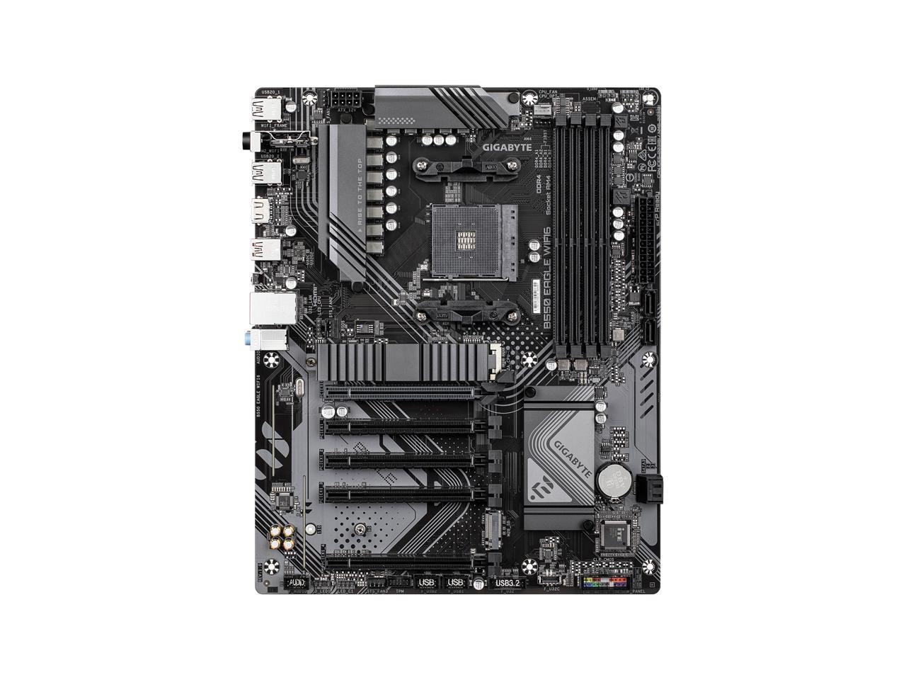 لوحة أم GIGABYTE B550 EAGLE WI - مراجعة Amd Cpu Ryzen 5 وسعره