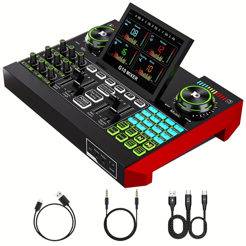 Tenlamp G10 معدات البودكاست، ك - مراجعة Pc Gaming Youtuber وسعره
