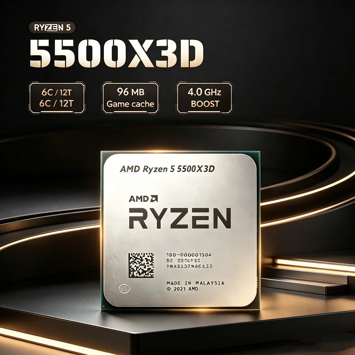 معالج AMD Ryzen 5 5500X3D R5 5 - مراجعة Amd Cpu Ryzen 5 وسعره