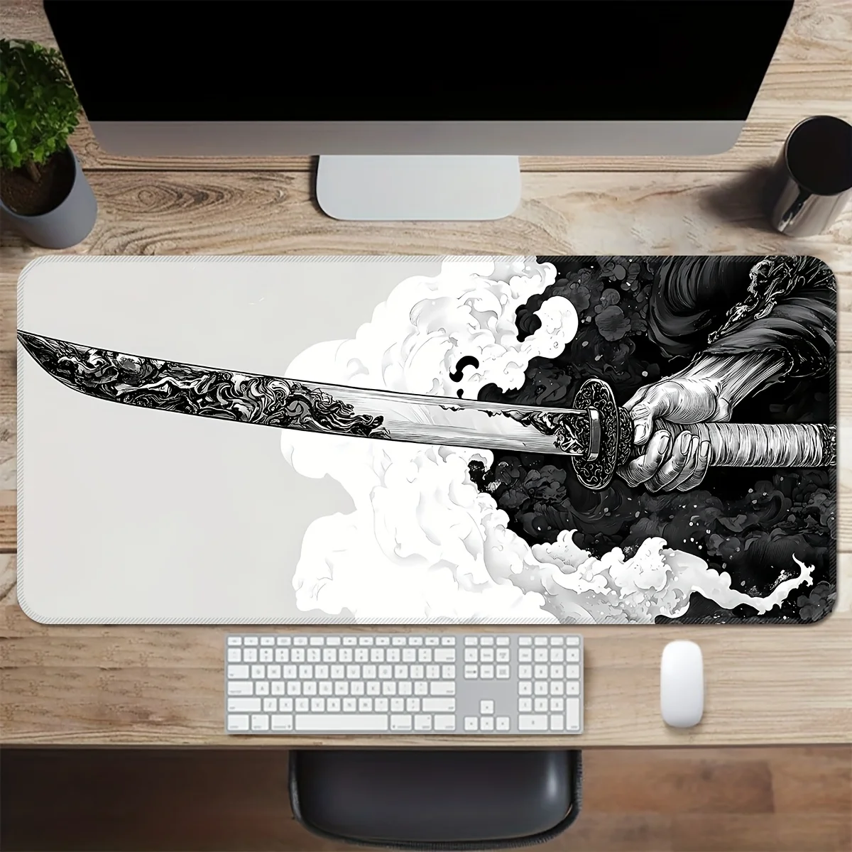 لوحة ماوس ألعاب كبيرة جدًا مع  - مراجعة Pc Gaming White وسعره
