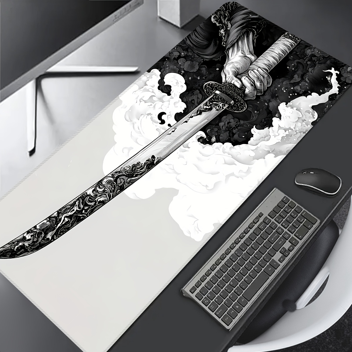 لوحة ماوس ألعاب كبيرة جدًا مع  - مراجعة Pc Gaming White وسعره