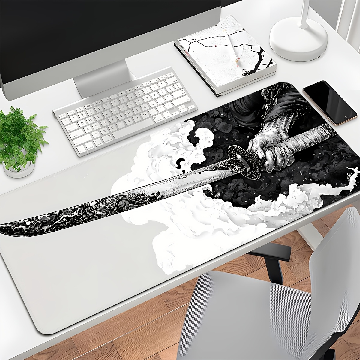 لوحة ماوس ألعاب كبيرة جدًا مع  - مراجعة Pc Gaming White وسعره