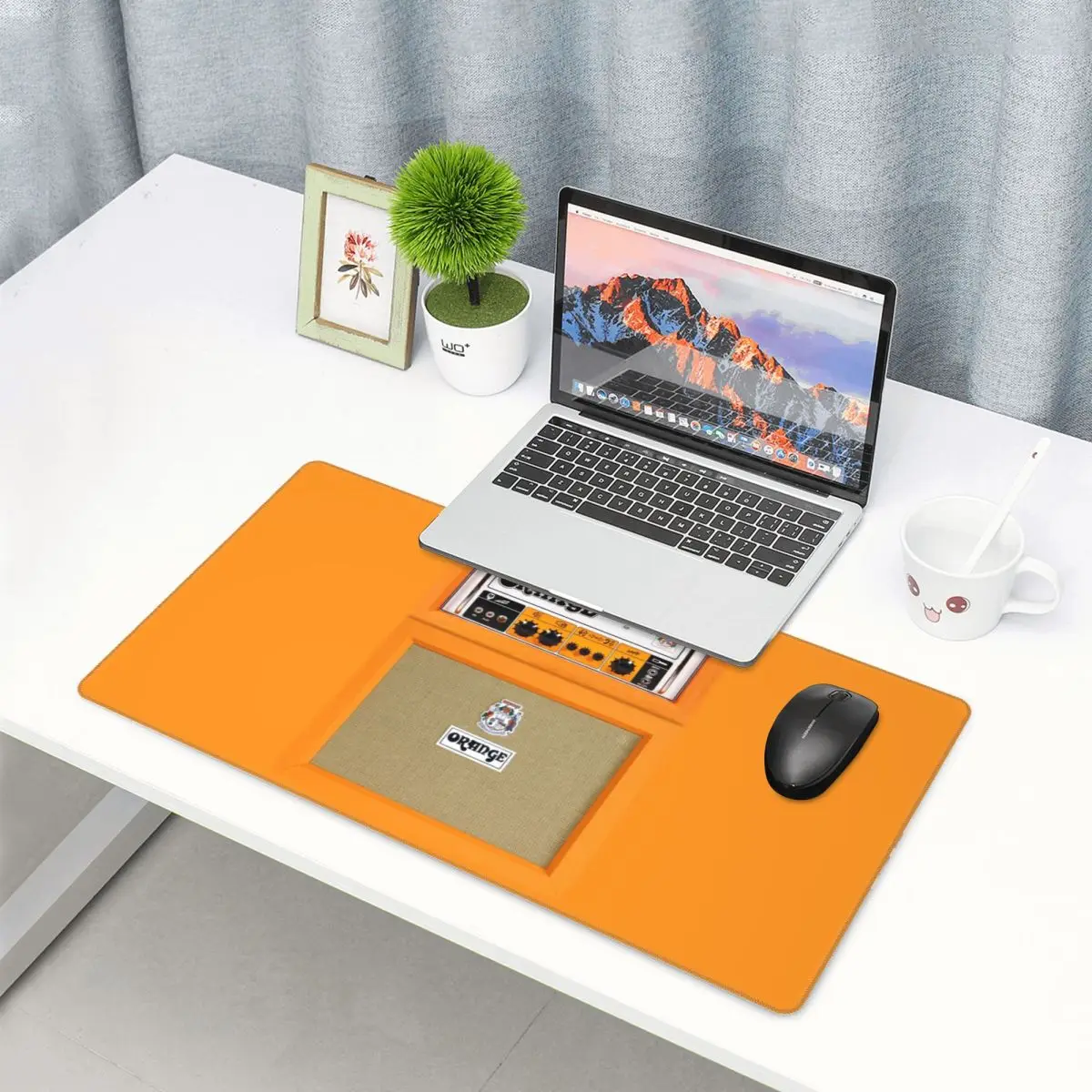 لوحة ماوس كبيرة باللون البرتقا - مراجعة Pc Gaming Orange وسعره