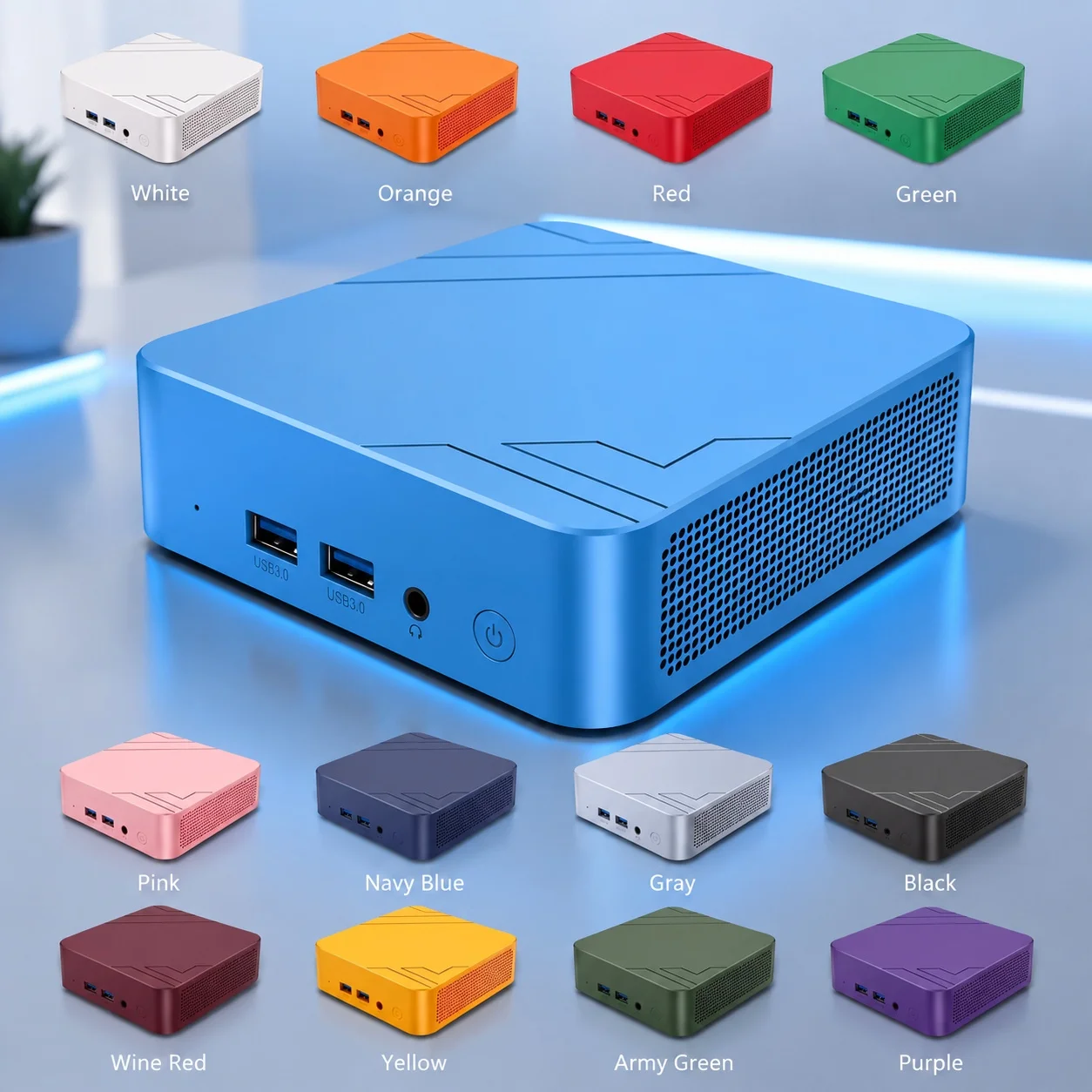 جهاز كمبيوتر صغير باللون البرت - مراجعة Pc Gaming Orange وسعره
