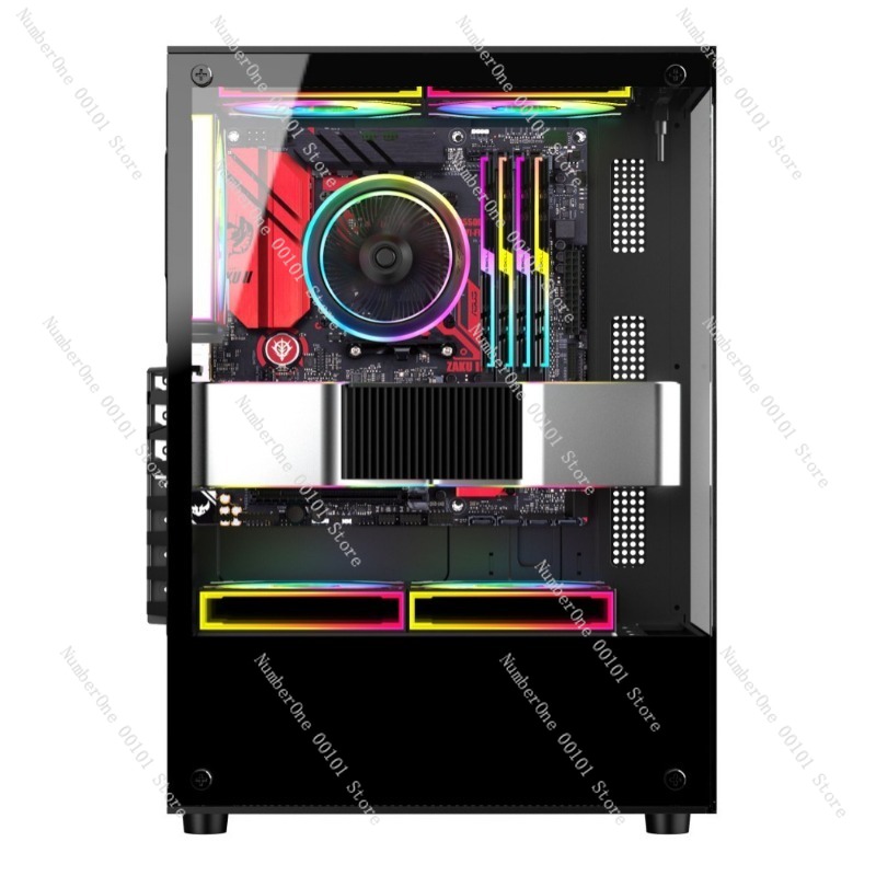 علبة كمبيوتر شفافة بالكامل من  - مراجعة Pc Gaming Cafe وسعره