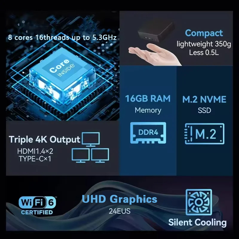 كمبيوتر مكتبي صغير جديد يعمل ب - مراجعة Pc Gaming Second وسعره
