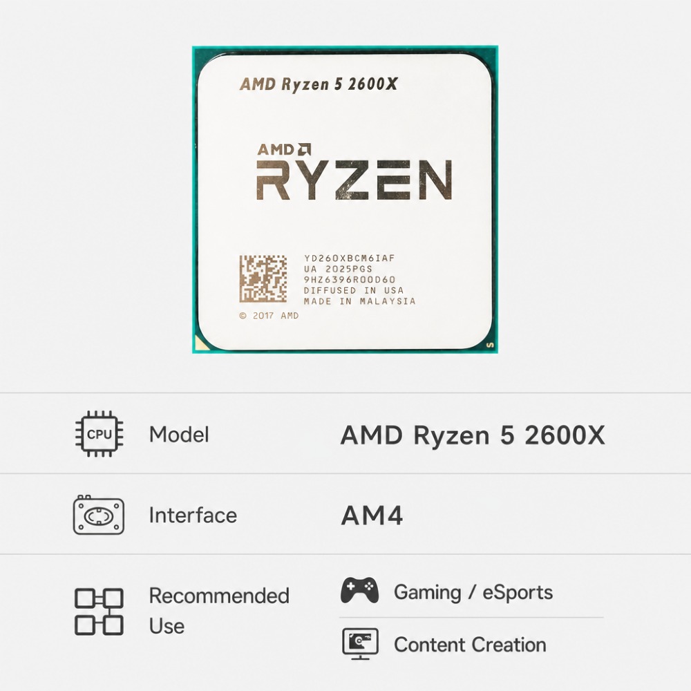 معالج سطح المكتب الجديد AMD Ry - مراجعة Amd Cpu Ryzen 5 وسعره