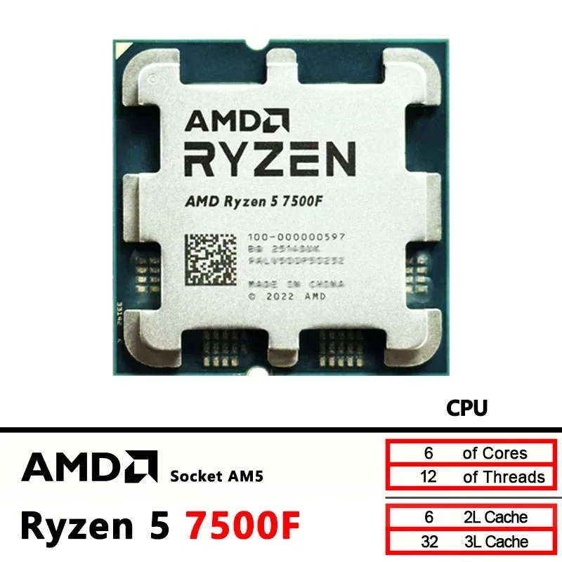معالج سطح المكتب AMD Ryzen 5 7 - مراجعة Pc Gaming Cpu وسعره