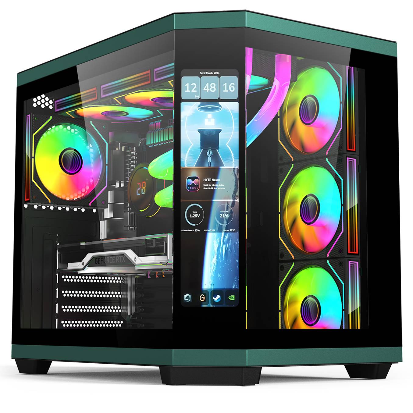 علب كمبيوتر للألعاب بحجم Full  - مراجعة Pc Gaming White وسعره